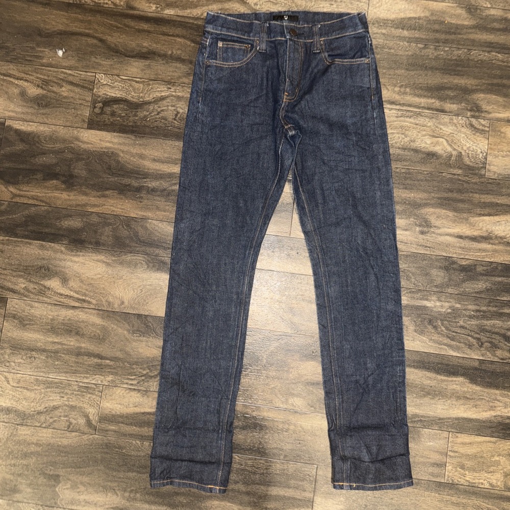 Jil Sander x Uniqlo J+ Blue Denim Selvage Jeans Pants Women's Size 25-Inch